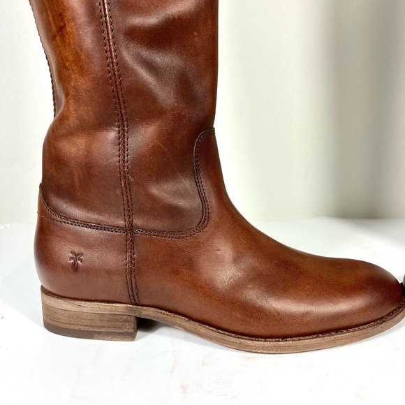 Melissa Button 2 Knee High Boots Cognac Size 6 NEW - Picture 16 of 17